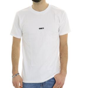 T-SHIRT BOLD MINI CLASSIC TEE OBEY BIANCO